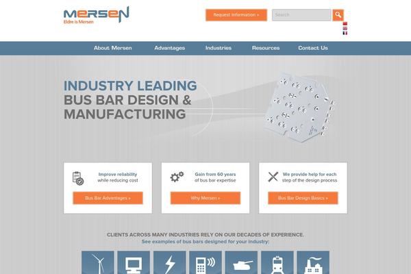 Accelerate theme site design template sample