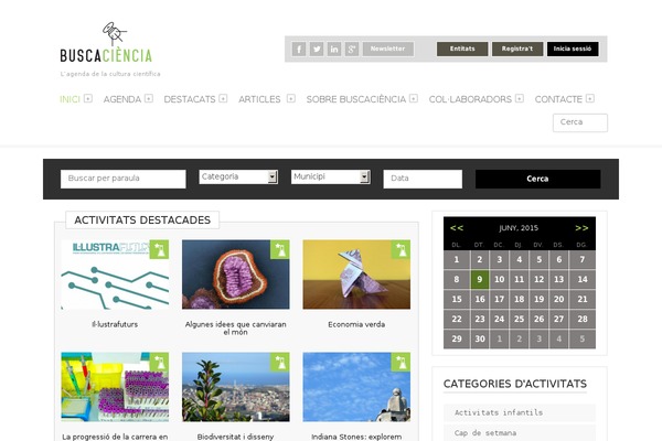 buscaciencia.cat site used Buscaciencia-roots