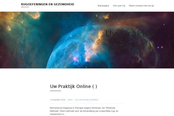 Mins theme site design template sample