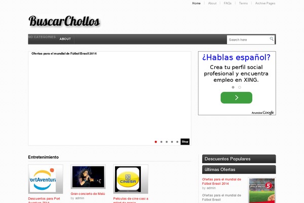 buscarchollos.com site used Wasabi