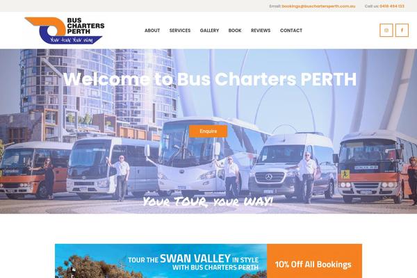 buschartersperth.com.au site used Daiquiri