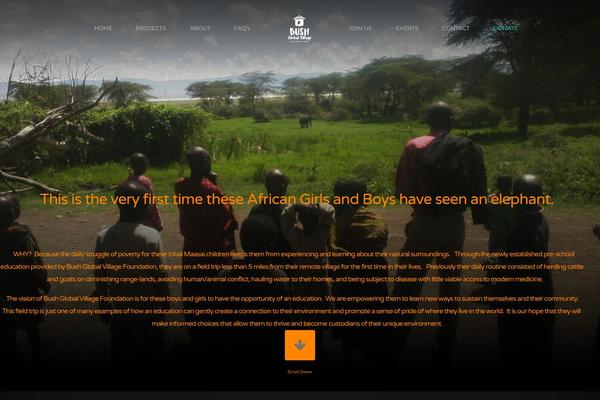 The-core-child theme site design template sample