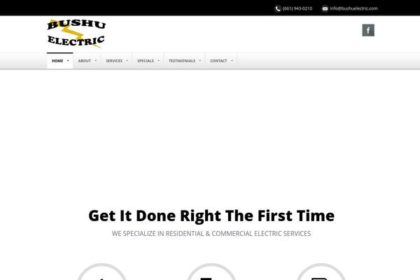 bushuelectric.com site used Netstudio-wp