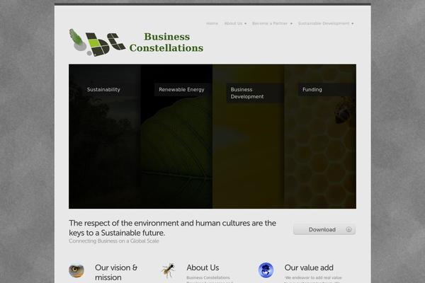 Echoes theme site design template sample