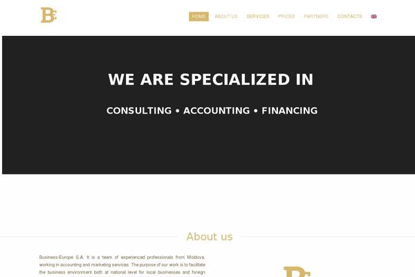 Megalith theme site design template sample