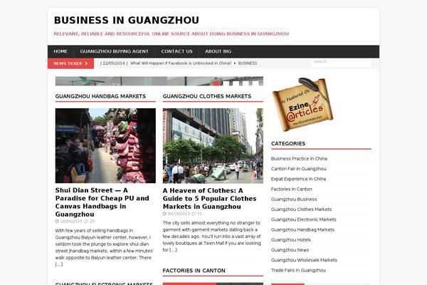 MH Magazine theme site design template sample