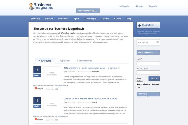 Plusone theme site design template sample