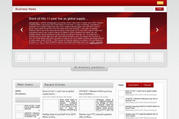 Directorynews theme site design template sample