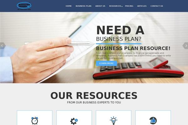 business-plan-examples.com site used Medicus