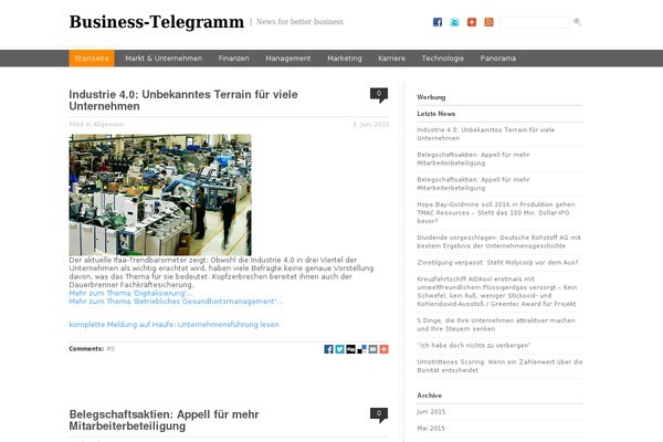 Onenews Premium theme site design template sample