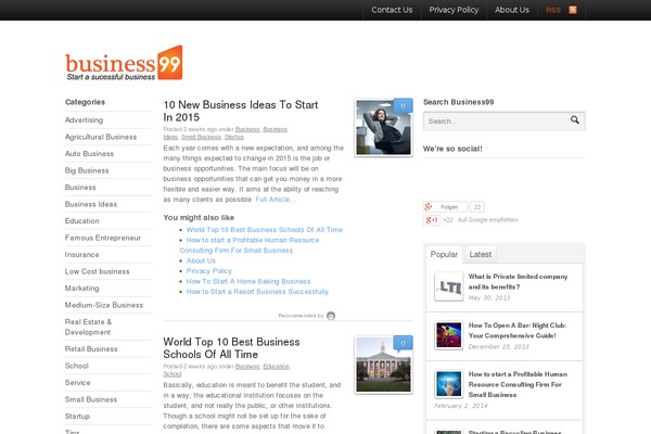 Site using TablePress plugin