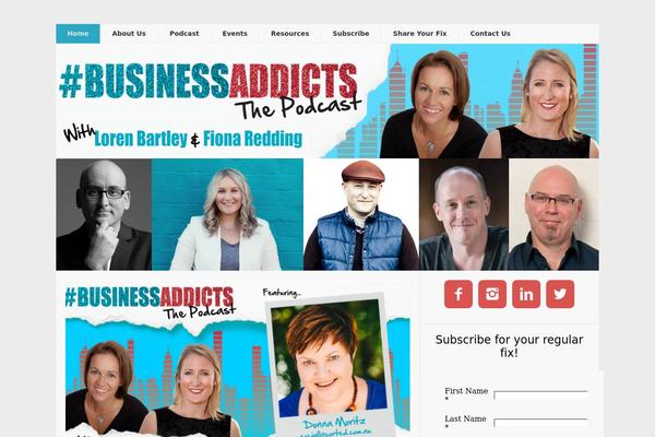businessaddicts.com site used Podcastpro