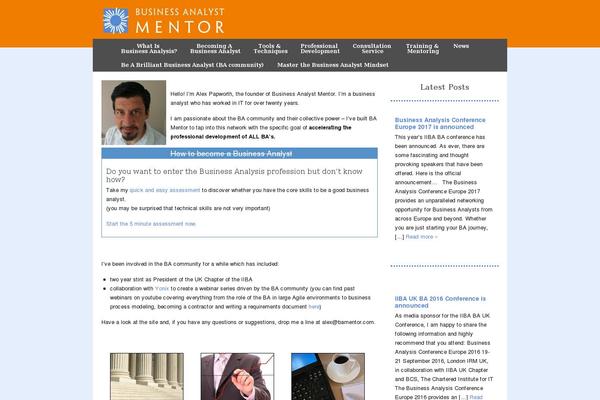 WordPress website example screenshot