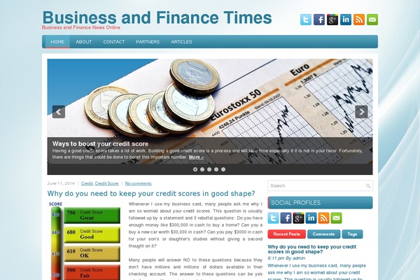Financespot theme site design template sample