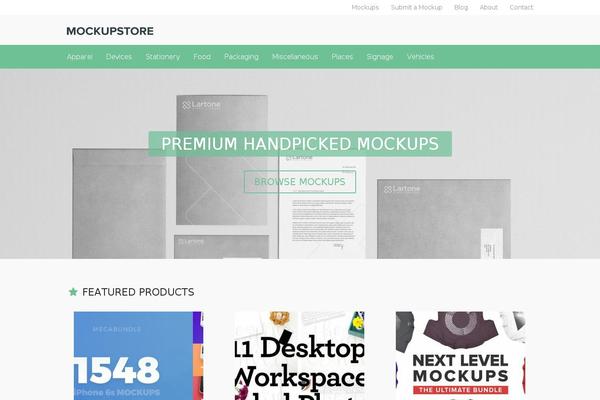 businesscardmockup.com site used Uno