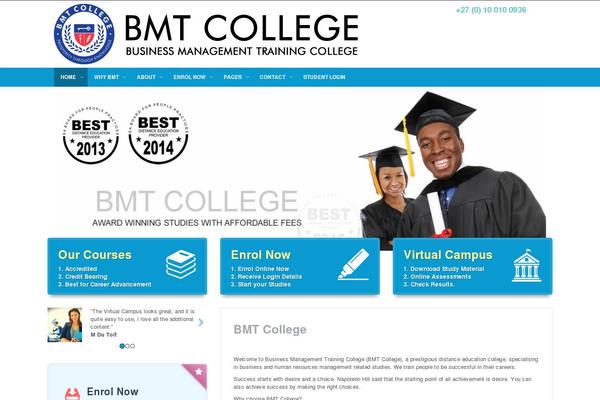businesscollege.co.za site used Blossom-travel-pro