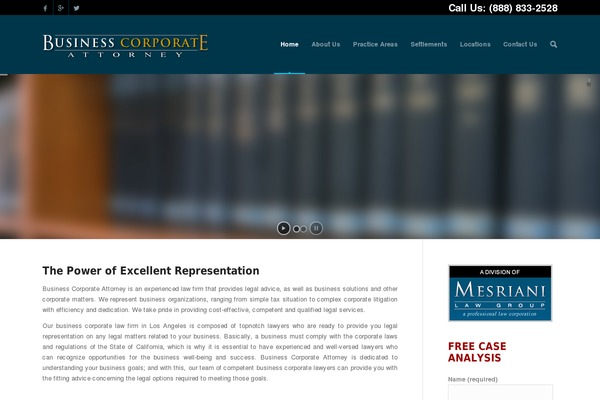 Bca theme site design template sample