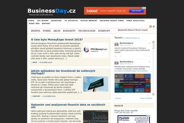Bizz theme site design template sample