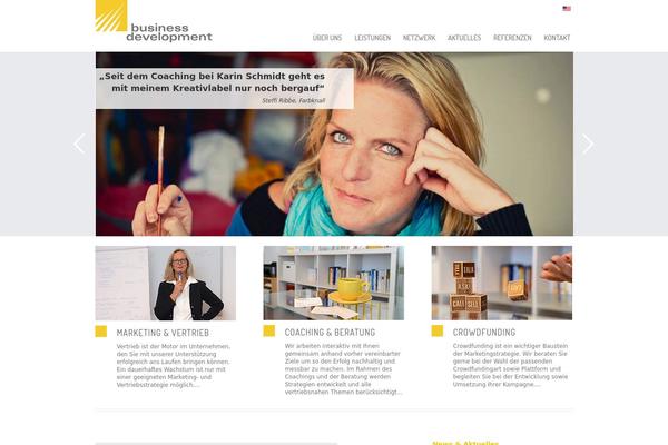 Site using Feature A Page Widget plugin