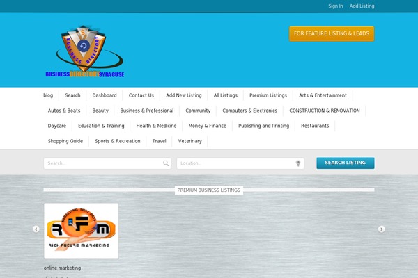 GeoCraft V2 theme site design template sample