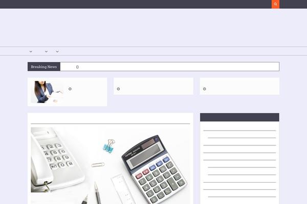 Clean and Clear theme site design template sample