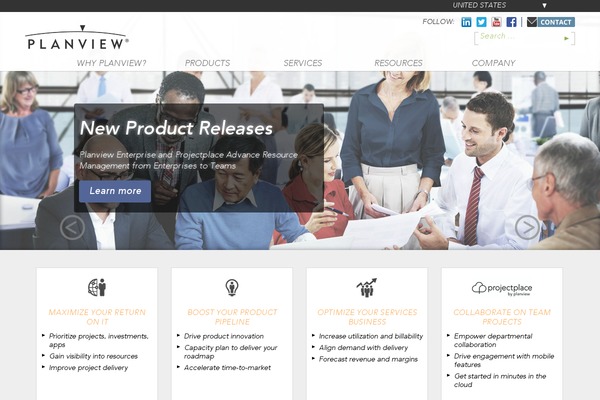 businessengine.com site used Planview-wp-theme