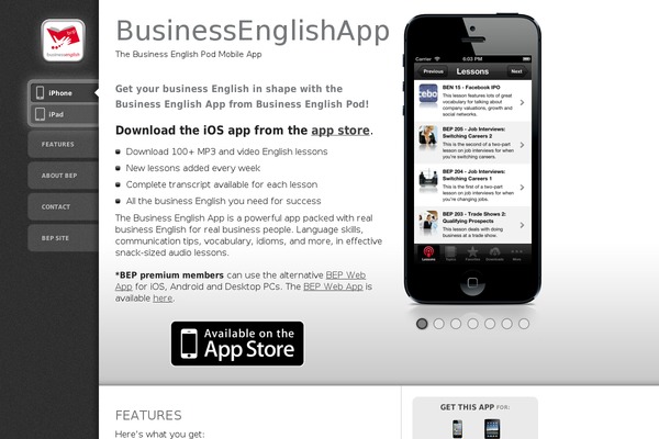 businessenglishapp.com site used Appifywp