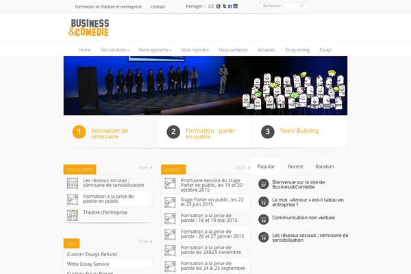 Lucid theme site design template sample