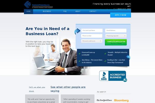 Business theme site design template sample