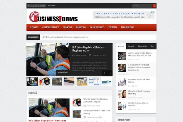 Cherry theme site design template sample