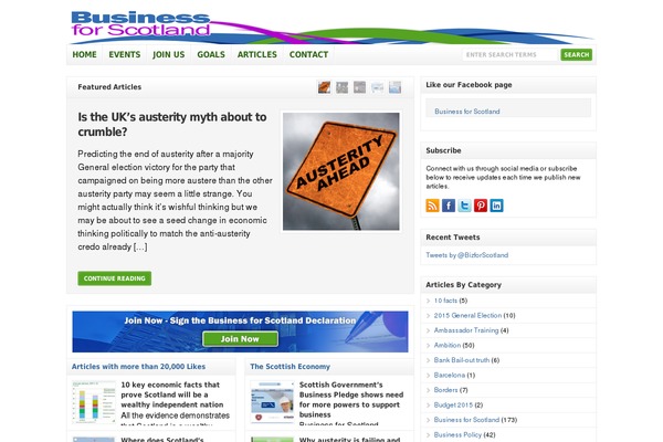 businessforscotland.com site used Wp-clear321-1