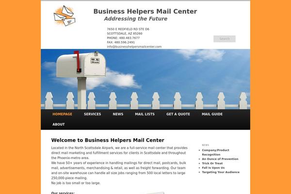 Twenty Eleven theme site design template sample