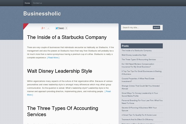 businessholic.net site used Horcrux