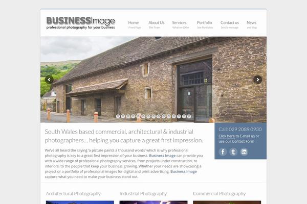 iCompany theme site design template sample