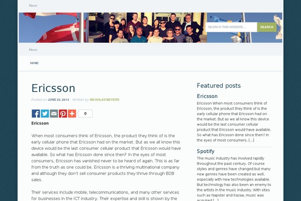 Focus theme site design template sample