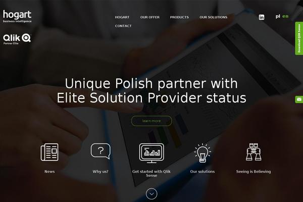 businessintelligence.pl site used Hogart