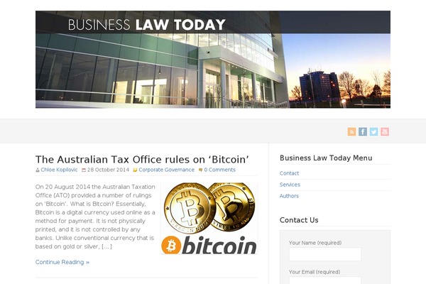 businesslawtoday.com.au site used Wp-brilliance101