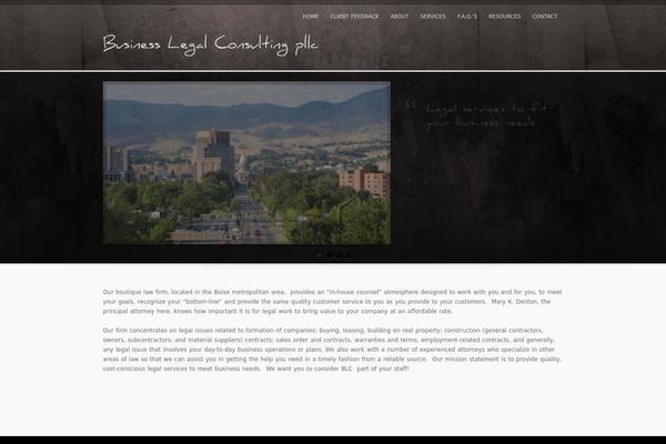 inFocus theme site design template sample