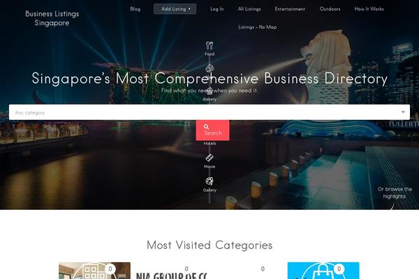 LISTABLE theme site design template sample