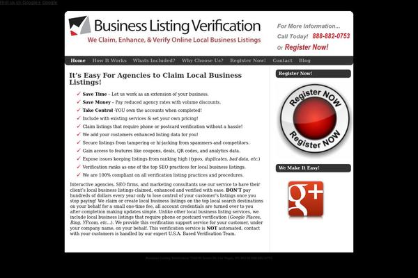 Smallbiz theme site design template sample