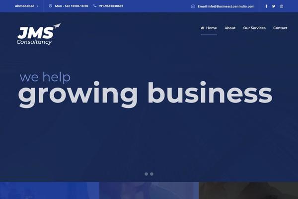Financity theme site design template sample