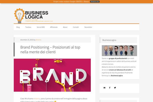 Generate Pro theme site design template sample
