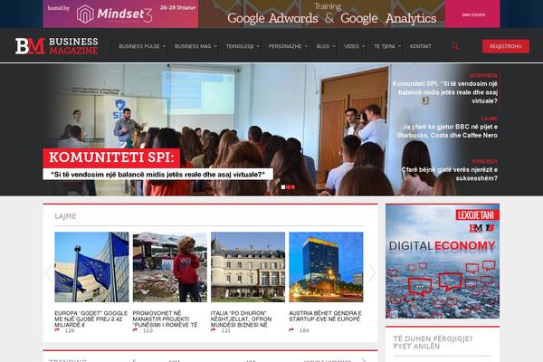 businessmag.al site used Businessmag