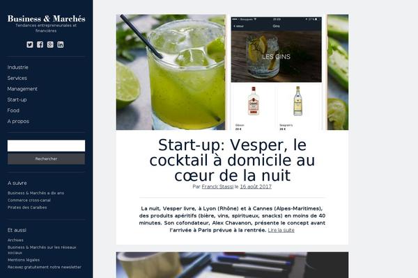 InHype theme site design template sample
