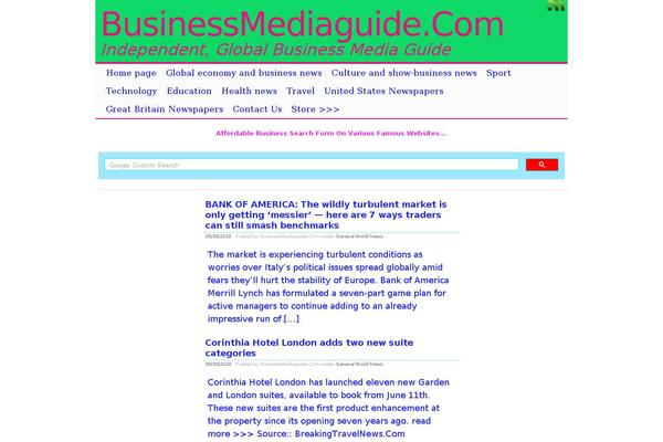 Site using WP Mobile Edition plugin