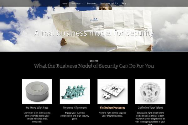 The One Pager theme site design template sample