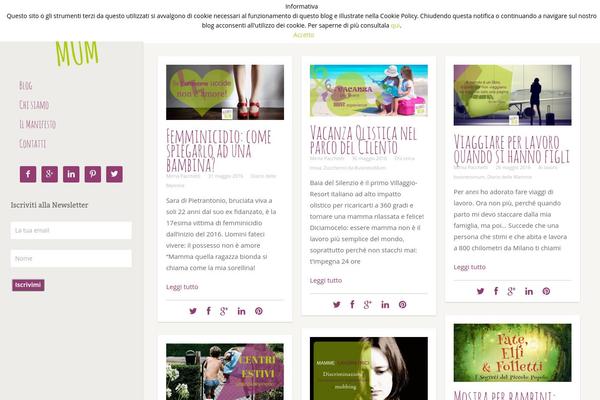 Smoothie theme site design template sample