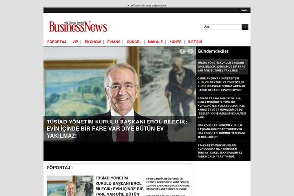Magazinum theme site design template sample