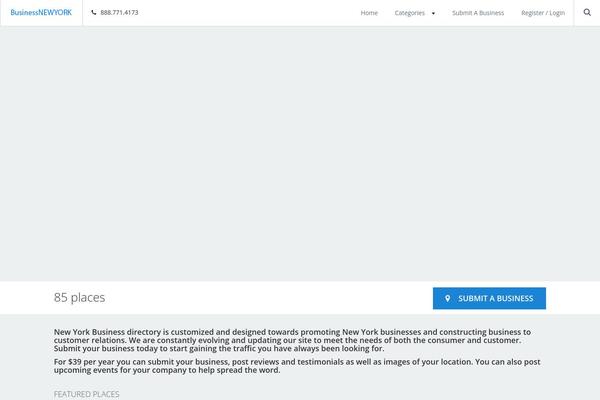 Directoryengine theme site design template sample