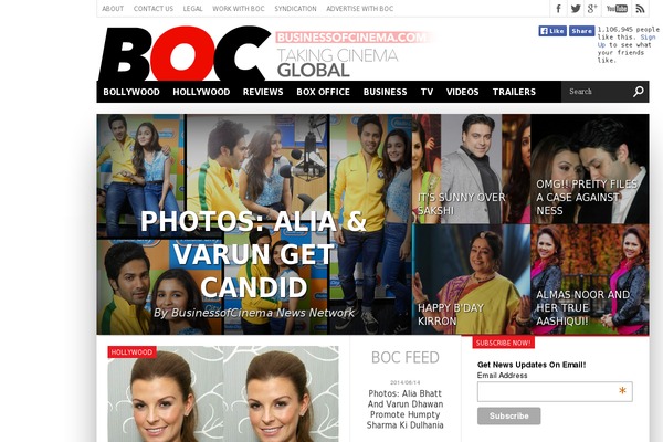 Hot Topix website example screenshot